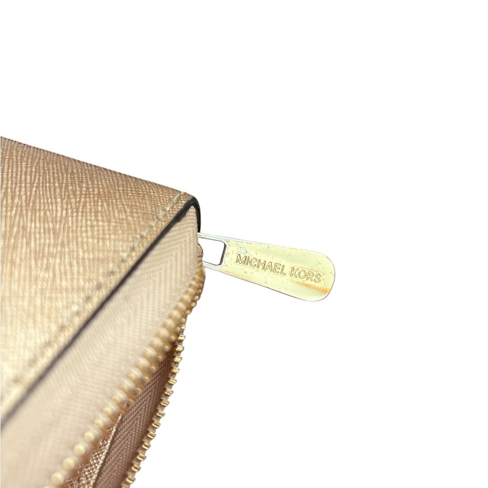 Michael Kors Continental Wallet, Metallic Gold, Pre-owned, Good Condition - Picture 4 of 7